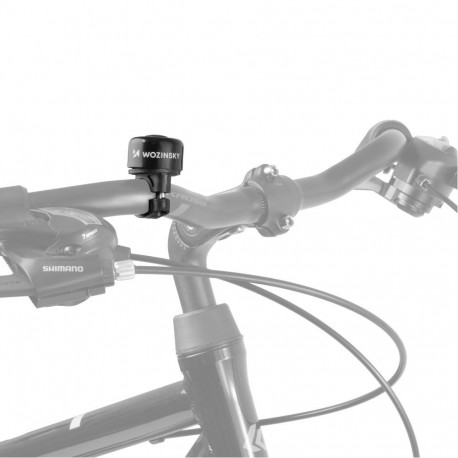 Wozinsky Wozinsky WDR-B1 Bicycle Bell for Bikes and Scooters, Mechanical Aluminum - Black
