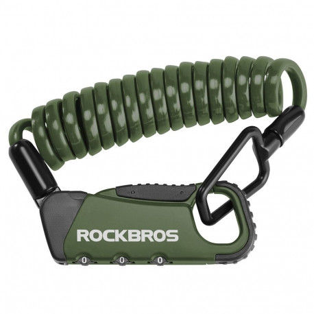 Rockbros RBK6N Combination Bike Lock - Green