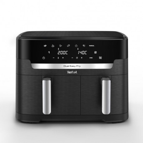 Air Fryer - Tefal Easy Fry Dual XXL EY9428E0 11 L Black