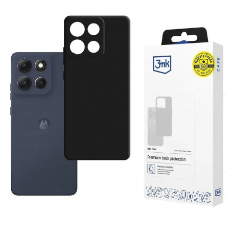 3MK Matt telefoni ümbris Motorola Moto G86 5G must