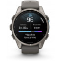 Garmin fenix 9 43mm, titanium/pebble gray