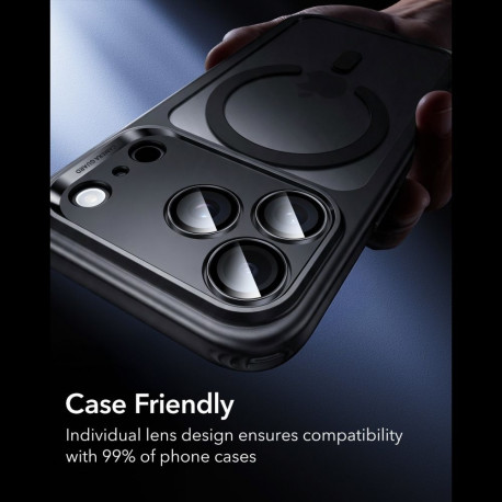 ESR Armorite Camera Protector 2-Pack Tempered Glass for iPhone 18 Pro / 18 Pro Max - Black