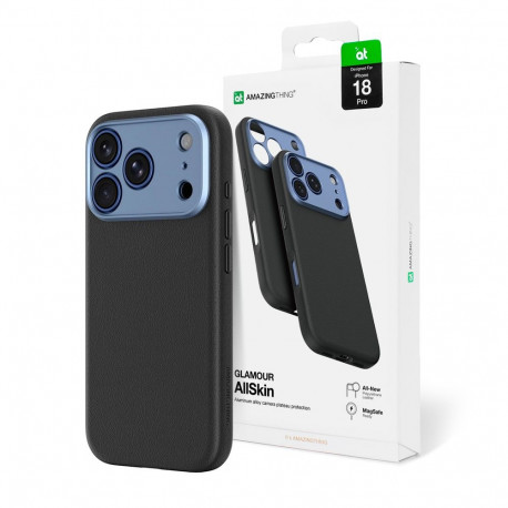 AmazingThing Glamour AllSkin iPhone 18 Pro Case with Camera Cover, MagSafe Compatible - Blue