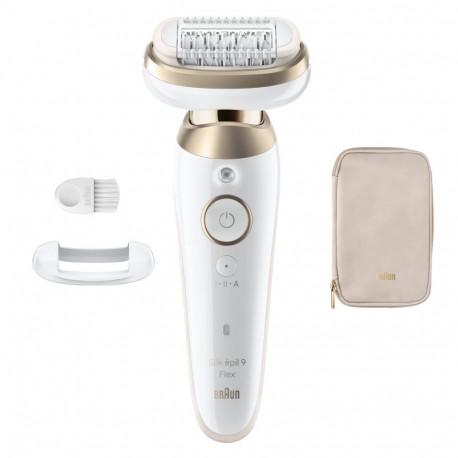 Braun epilaator Silk-épil 9 Flex SES9-011 3D tööaeg kuni 50min 2 võimsusastet märg- ja kuivkasutus, 