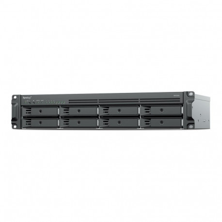 SYNOLOGY NAS-server 8 sahtliga 2U AMD Ryzen Embedded V1500B 4GB DDR4 racki paigaldatav laiendatav