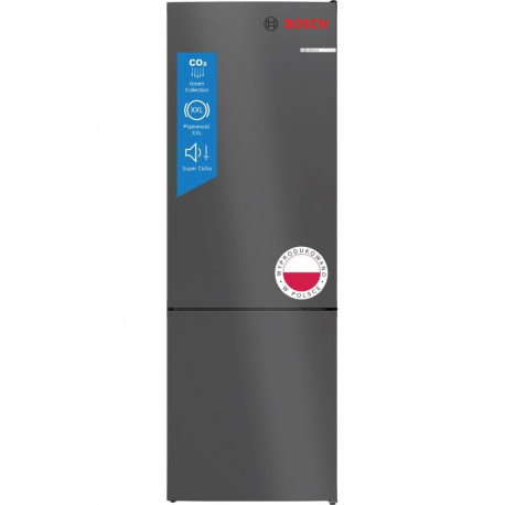 Bosch Serie 4 KGN49OCAF antratsiithall eraldiseisev külmik-sügavkülmik 311 l A