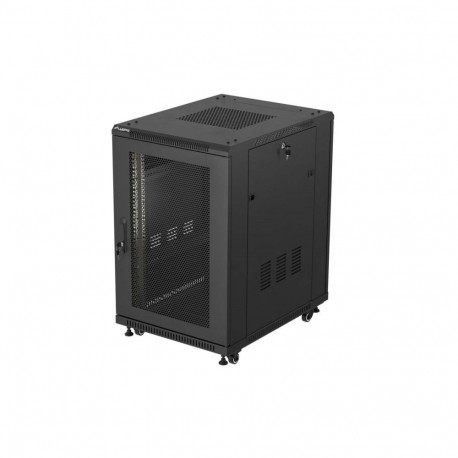 Lanberg rack-kapp FF01-6818-23B 18U eraldiseisev, must