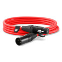 RØDE helikaabel XLR3M-R 3m XLR, punane