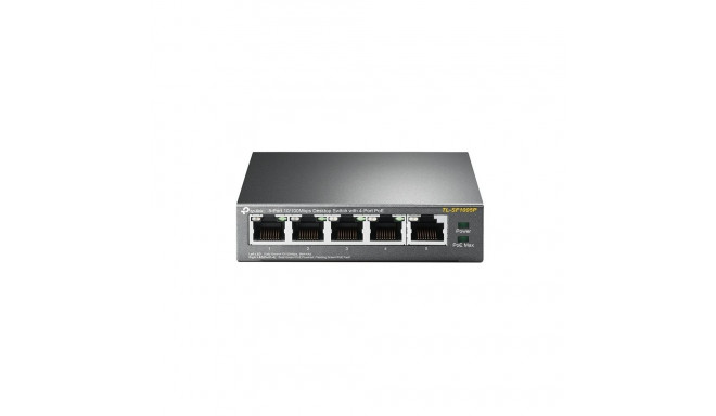 TP-Link võrgulüliti TL-SF1005P haldamata Fast Ethernet (10/100) Power over Ethernet (PoE), must