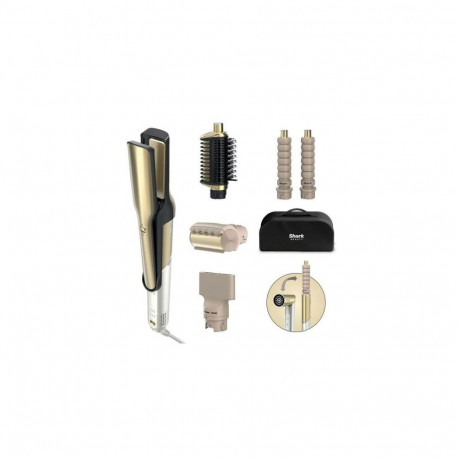 Shark Glam Hair Dryer and Styler 5-in-1, Gold EU HD6051SEU