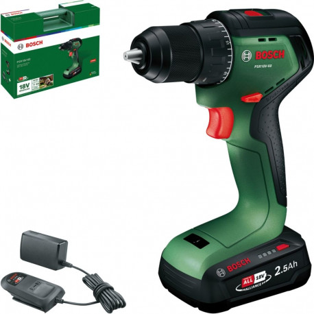 Bosch akupuur-kruvikeeraja PSR18V-60 (1x2,5Ah, CC)