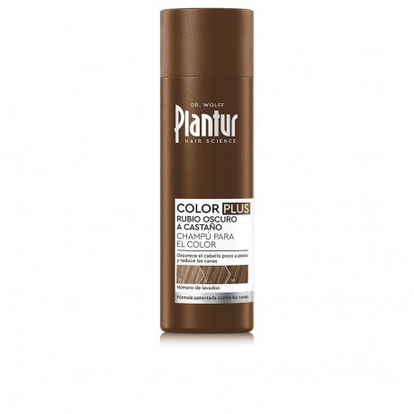 PLANTUR 39 COLOR PLUS rubio oscuro a castaño, champú para el color 200 ml