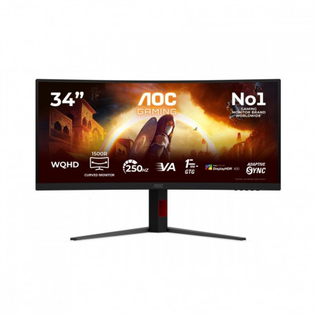 Monitor 34 inch CU34G4ZCA VA Curved 250Hz HDMIx2 DP HAS Speaker