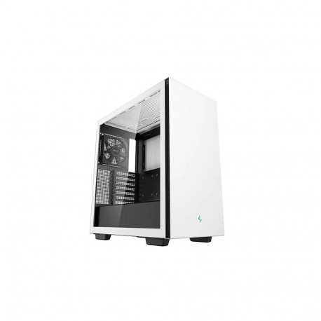 Deepcool MID TOWER CASE CH510 Side window, White, Mid-Tower, Power supply included No