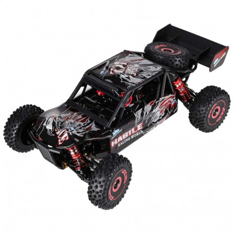 WLToys RC-auto 124016, mõõtkava 1:12, nelikvedu, harjatu mootor, maastikusõiduk, kiirus 75 km/h, RTR