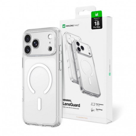 AmazingThing AmazingThing Minimal Mag Lens Case for iPhone 18 Pro Max with Camera Cover and Lanyard 
