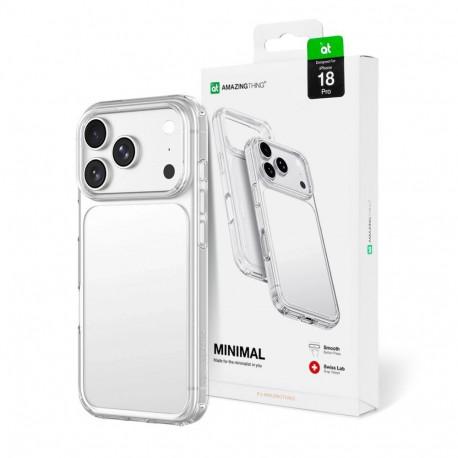 AmazingThing AmazingThing Minimal Drop Proof Case 3 Lens for iPhone 18 Pro - Clear