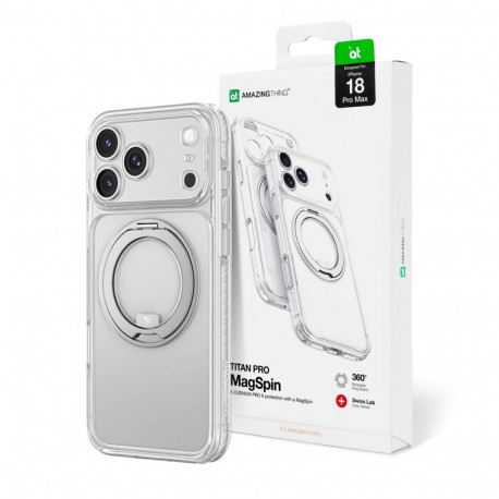 AmazingThing AmazingThing Titan Pro Spin Lens Case for iPhone 18 Pro Max with Rotating Ring and Lany