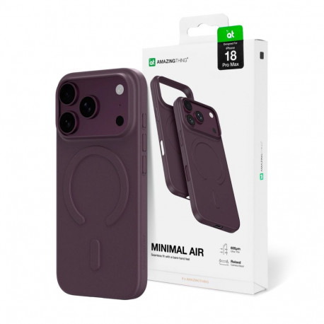 AmazingThing AmazingThing Minimal Air Case for iPhone 18 Pro Max, MagSafe Compatible - Purple