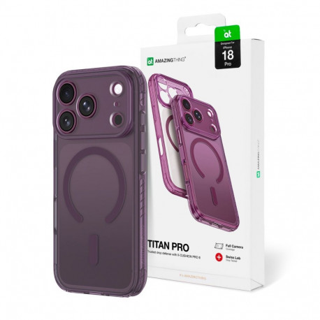 AmazingThing AmazingThing Titan Pro Lens Case for iPhone 18 Pro with Camera Cover and Lanyard Mount,