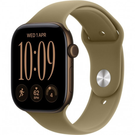 Nutikell Apple Series 12 GPS 46mm, Dark Bronze Aluminium/Olive Sp
