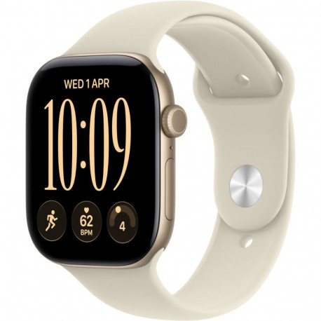 Nutikell Apple Series 12 GPS 46mm, Light Gold Aluminium/Sand Spor