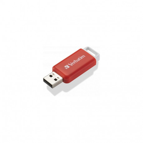 "STICK 16GB Verbatim V DataBar USB 2.0 Drive Red retail"