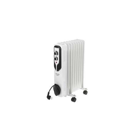 Adler AD 7816 electric space heater Outdoor White 2000 W Oil electric space heater