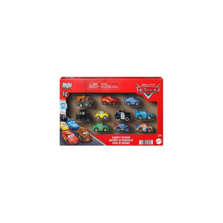 Disney Pixar Cars Disney and Pixar Cars Mini Racers 10-Pack, Set of 10 Toy Vehicles from the Movie (