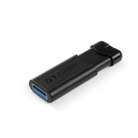Verbatim USB 3.0 mälupulk PinStripe 3.0 256GB, must