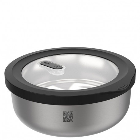 Steel round container PROVIDO 2 ltr