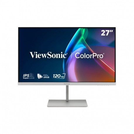 Viewsonic monitor VP Series VP2766-2K-W 68.6cm (27") 2560 x 1440 pikslit Quad HD LED, valge, hõbedan