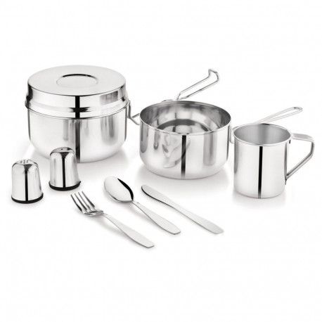 Kinghoff matkakomplekt KH-2060, 9-osaline, roostevabast terasest