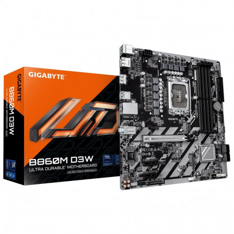 Mainboard|GIGABYTE|Intel B860|LGA 1851 (Socket V1)|micro ATX|RAM DDR5-SDRAM|4xSlots|2xNumber of M.2 