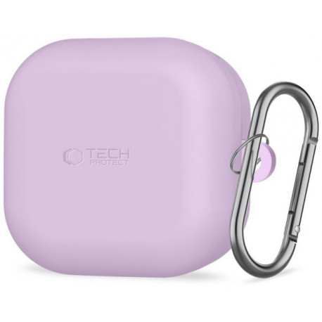 Tech-Protect case Silicone Hook Samsung Galaxy Buds4 Pro, lavender