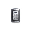 Multifunctional keyboard with remote card reader and integrated controller