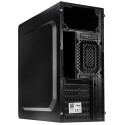 Akyga arvutikorpus AK13BK Micro Tower, must