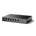 TP-Link võrgulüliti TL-SF1006P haldamata Fast Ethernet (10/100) Power over Ethernet (PoE), must