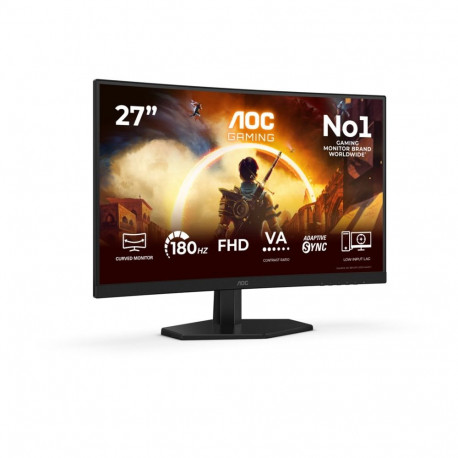AOC arvutimonitor G4 27" IPS FHD 180Hz 68.6cm (27") 1920 x 1080 pikslit Full HD LCD, must, punane