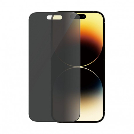 Kaitseklaas privaatsusfiltriga Apple iPhone 14 Pro, musta äärega, Ultra-Wide Fit, EasyAligner paigal