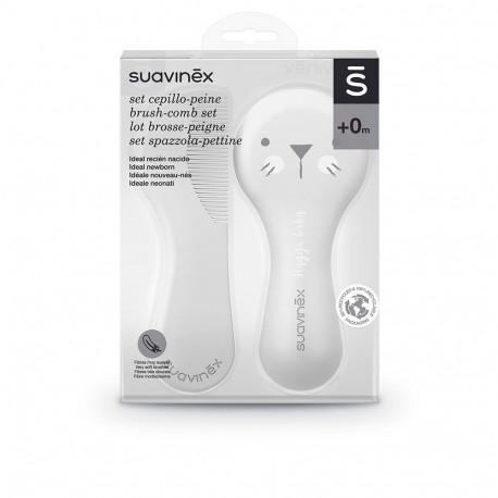 SUAVINEX HYGGE BABY CEPILLO #BLANCO lote 2 pz