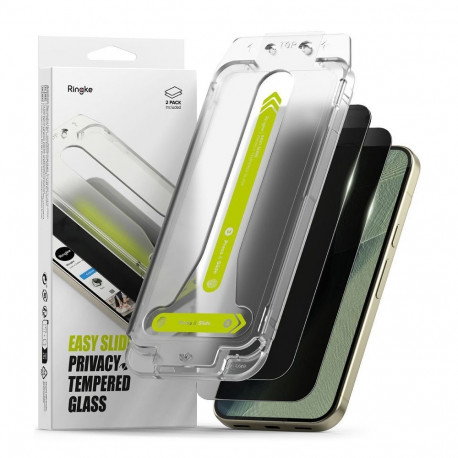 Ringke Ringke Easy Slide Privacy 2-Pack Tempered Glass Screen Protector for Google Pixel Pro 9 Pro /