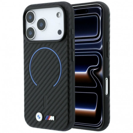 BMW BMW M Carbon Printed Ring MagSafe Case for iPhone 17 Pro / 18 Pro - Black