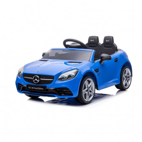Mercedes BENZ akuga pealeistutav auto SLC300 Cabrio helid tuled pult, sinine