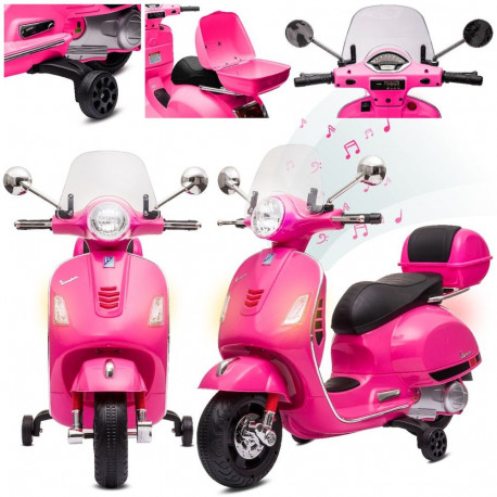 Vespa pealeistutav akuroller pagasiruumiga, fuksia
