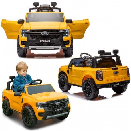 Ford akuga pealeistutav auto, kollane