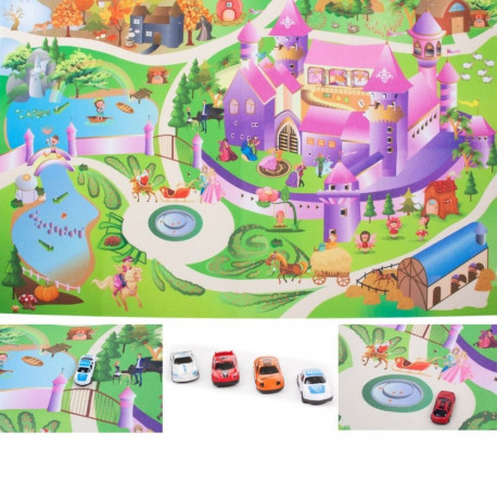 Castle laste põrandamatt autodega 120x80cm