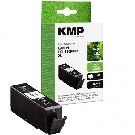 KMP tindikassett PGI-550PGBK 6431B001, Canoni asendus, must