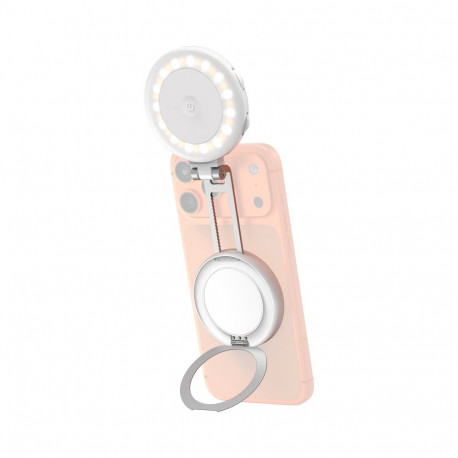 SmallRig LED-videovalgusti 6155 M2 mobiiltelefonile kinnitatav, valge