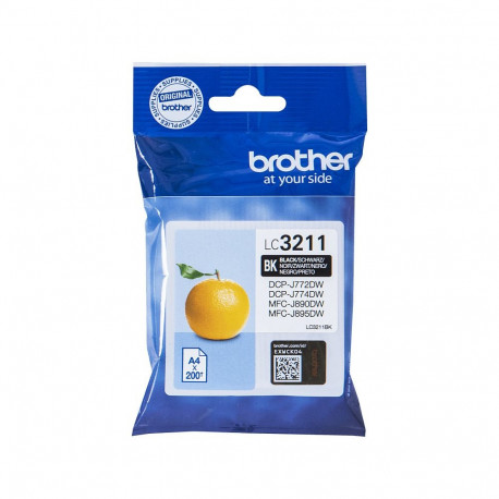Brother LC-3211BK must tint kuni 200 lehekülge vastavalt ISO/IEC 24711